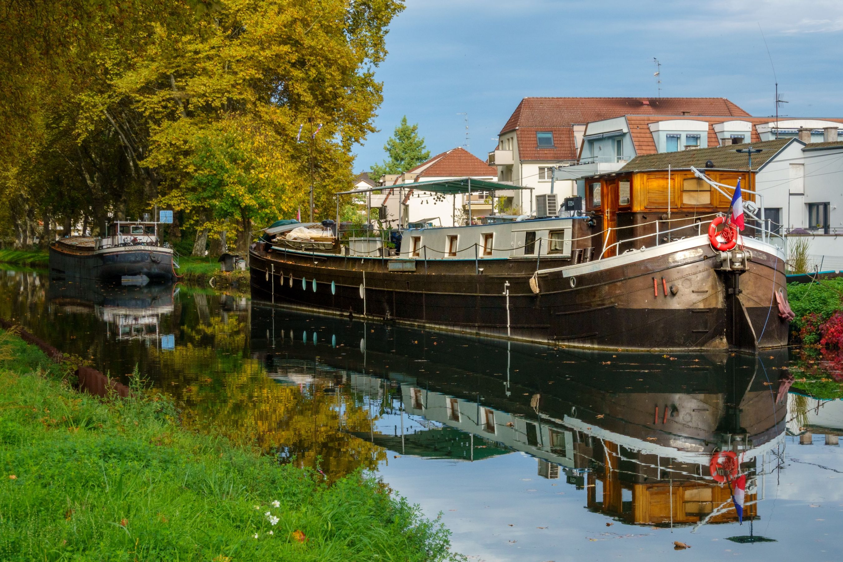 Hausboot am Canal